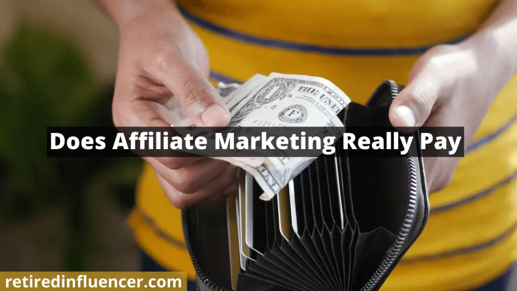 Does affiliate marketing pay