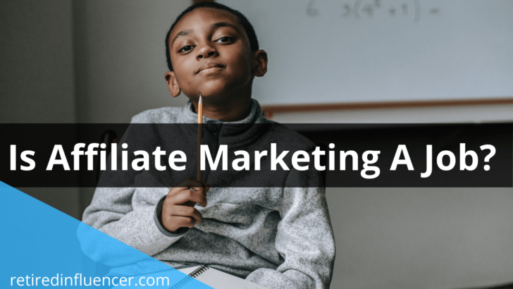is affiliate marketing a job