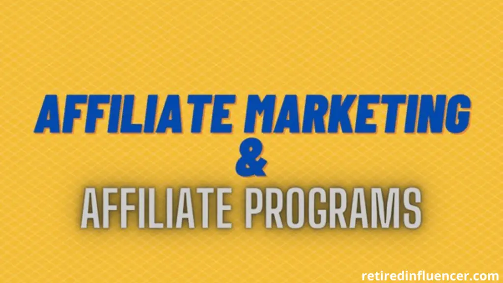 what is the difference between affiliate marketing and affiliate programs